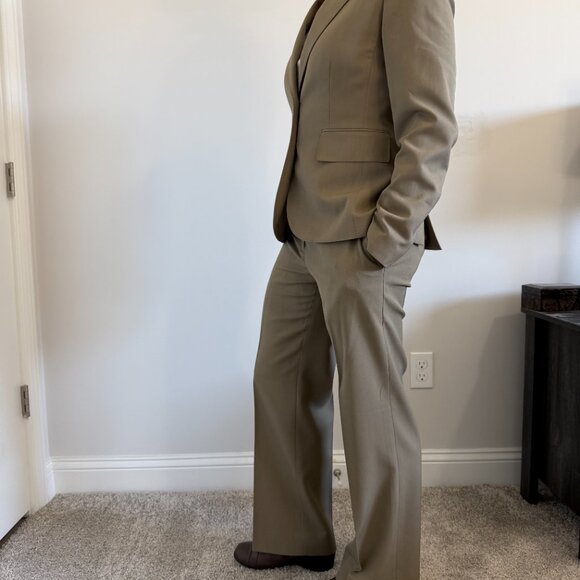 Anne Klein Beige Pant Suit - Picture 2 of 10